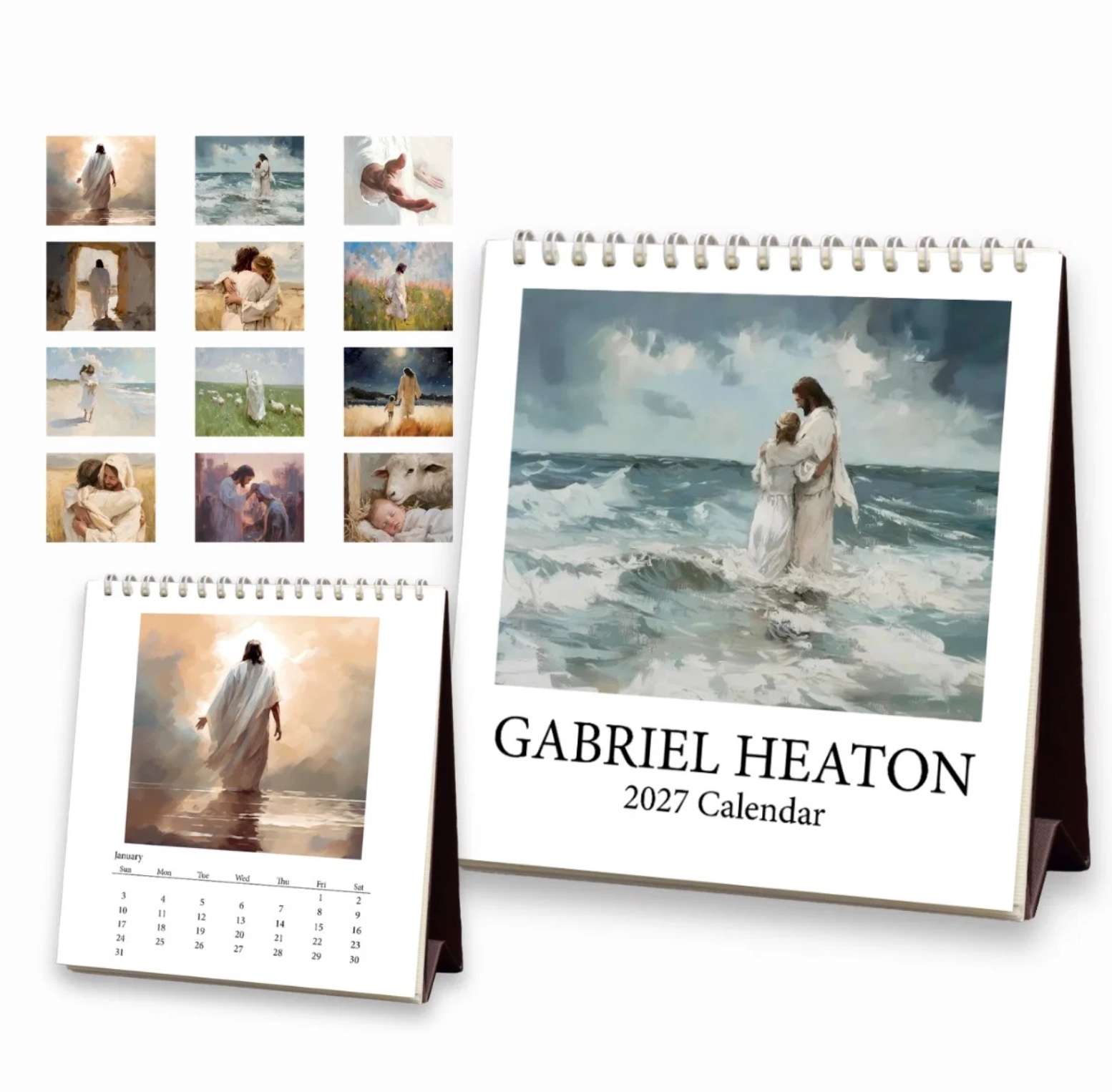 2027 Gabriel Heaton Desk Calendar