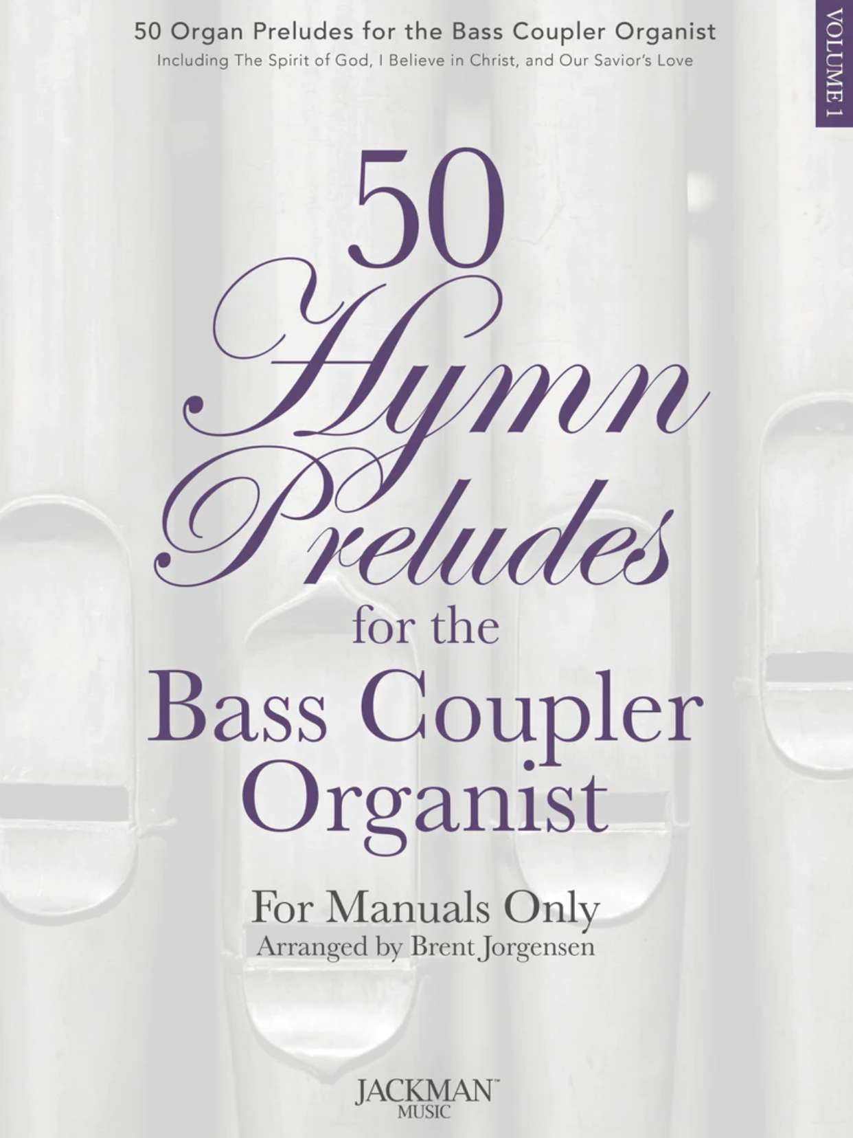 50 Hymn Preludes for the Bass Coupler Organist, Vol. 1 Songbook