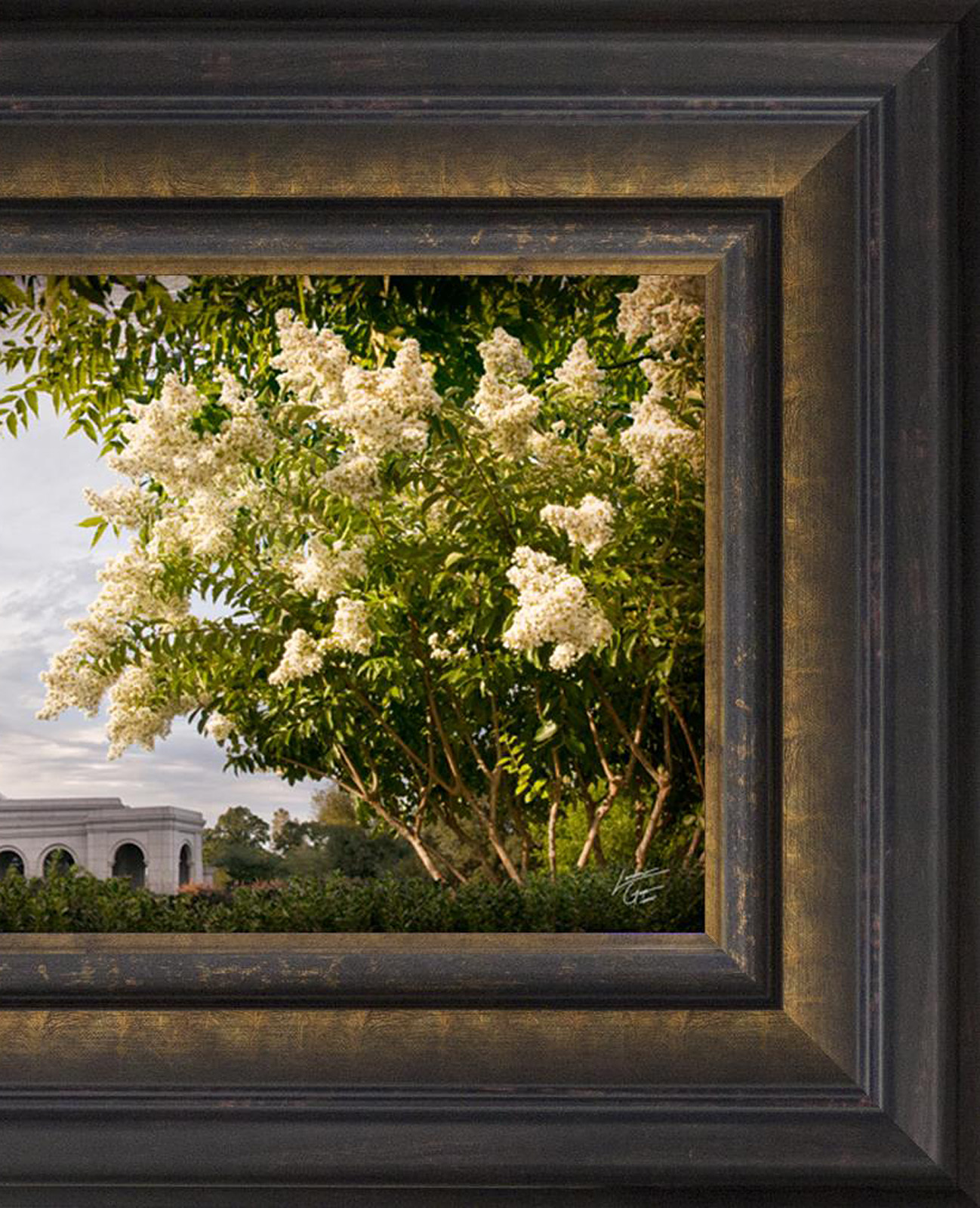 Sacramento Temple, the Day Dawn is Breaking (19x48 Canvas Framed Art), , large image number 4