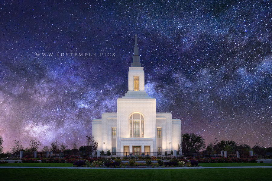 Burley Idaho Temple - For Eternity Paper Print