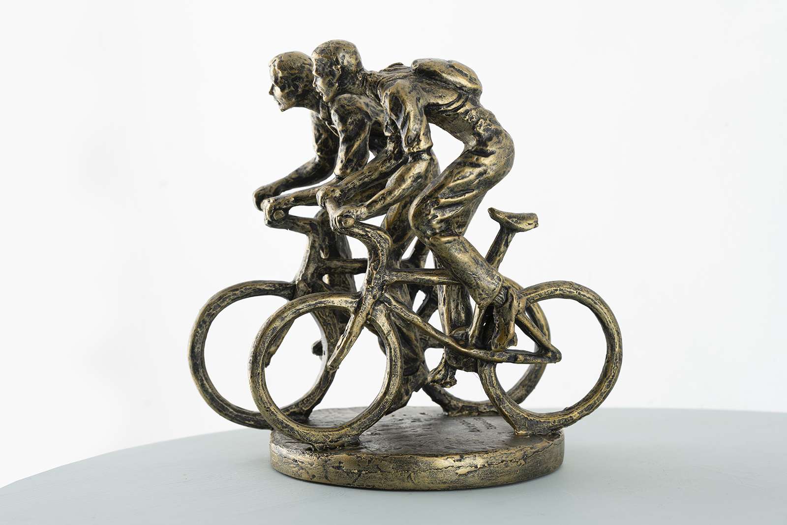 Anxiously Engaged Sculpture (8" Cold Cast Bronze), , large