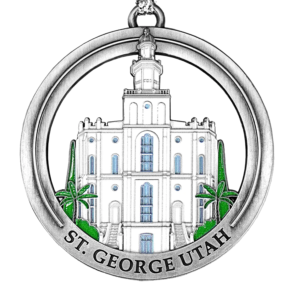 St. George Temple Ornament Color 
