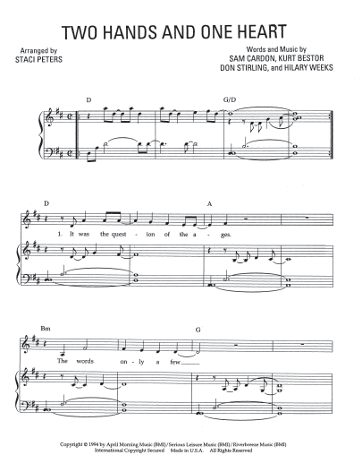 Two Hands and One Heart