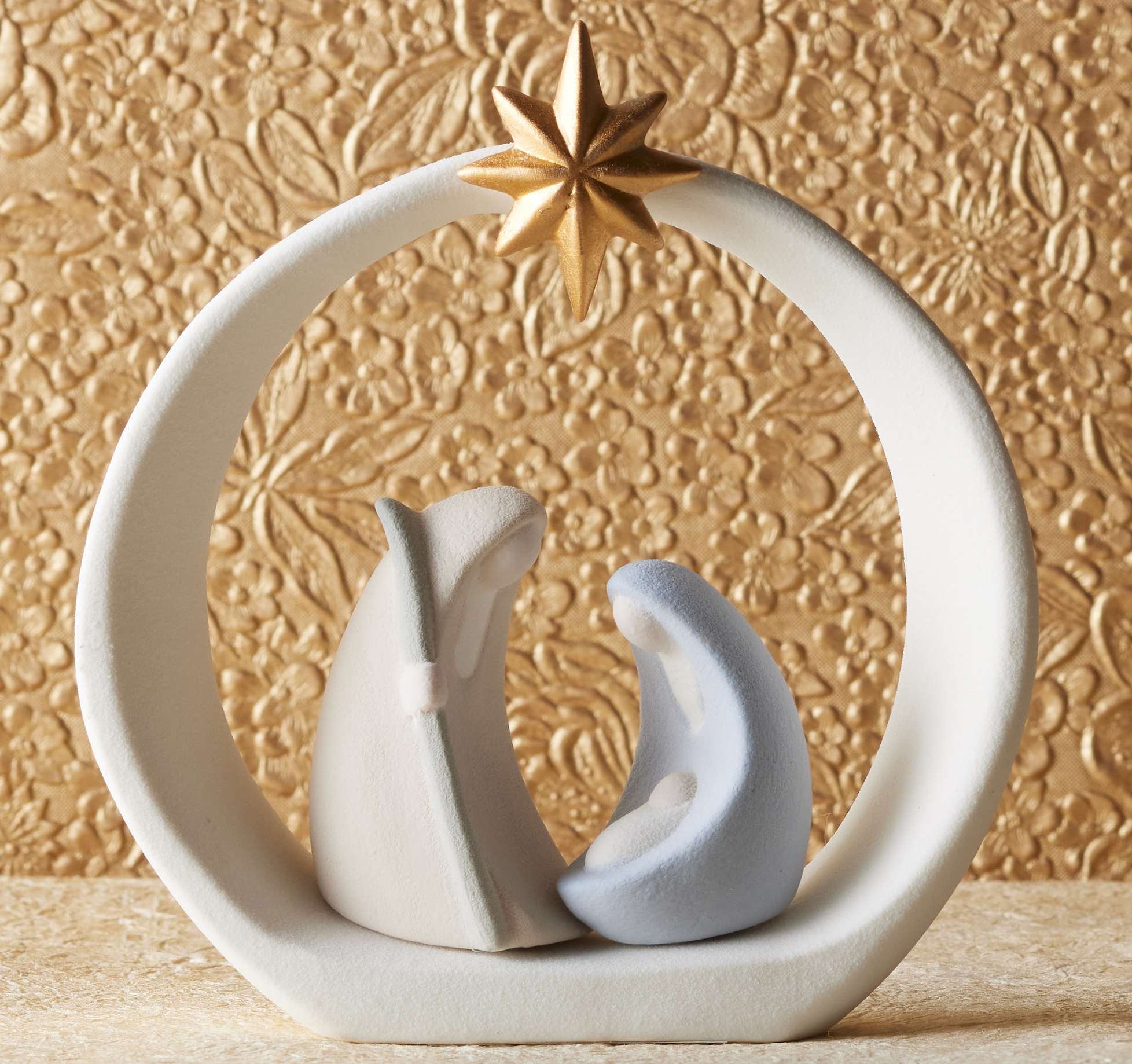 Stars Are Brightly Shining Nativity Figurine, , large