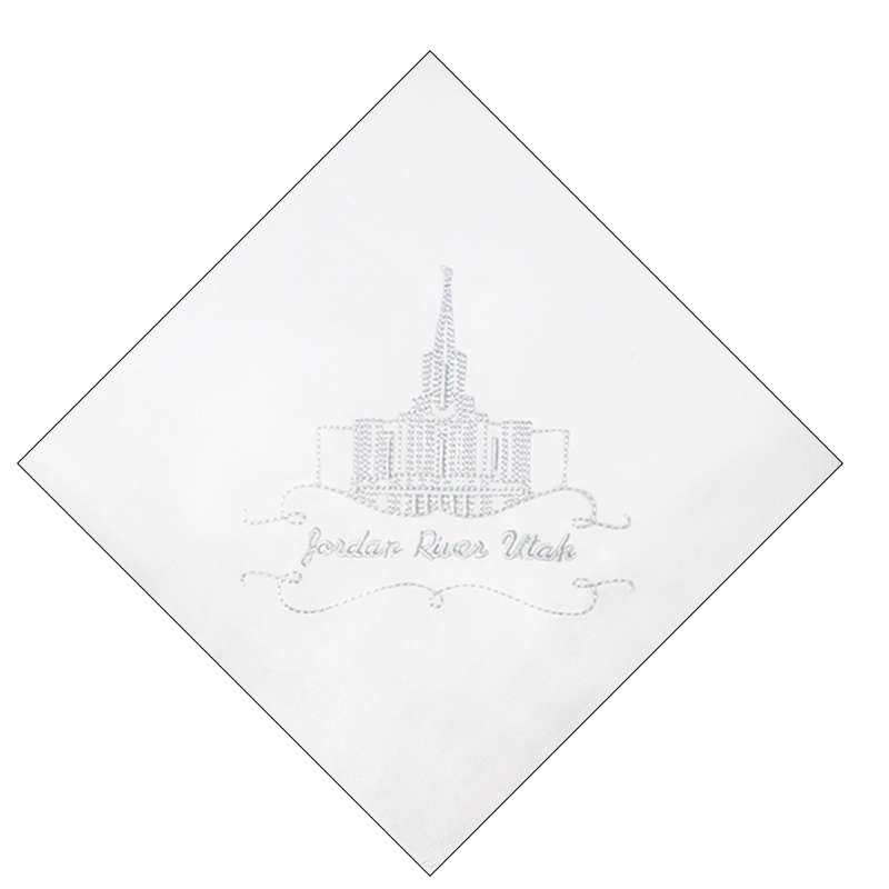 Jordan River Utah Temple Handkerchief