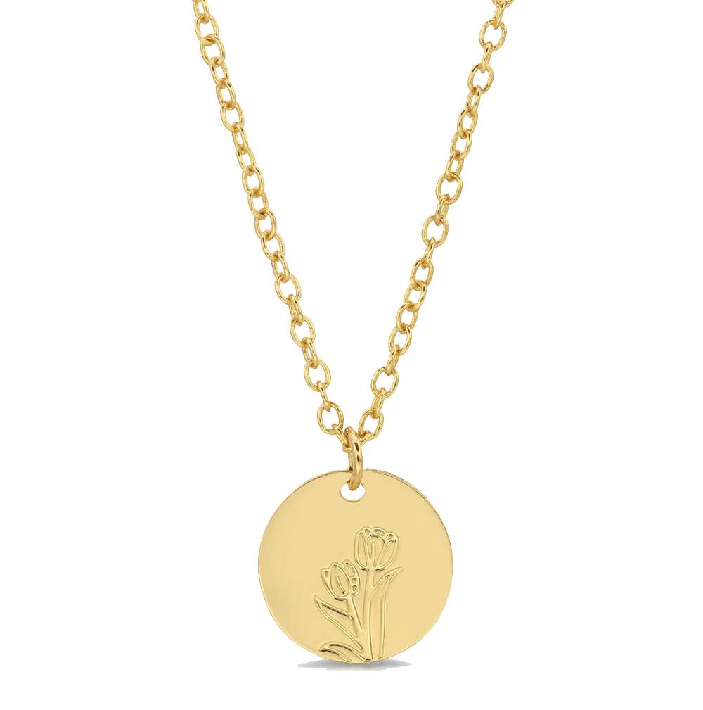 Tulip Botanical Necklace, , large image number 2