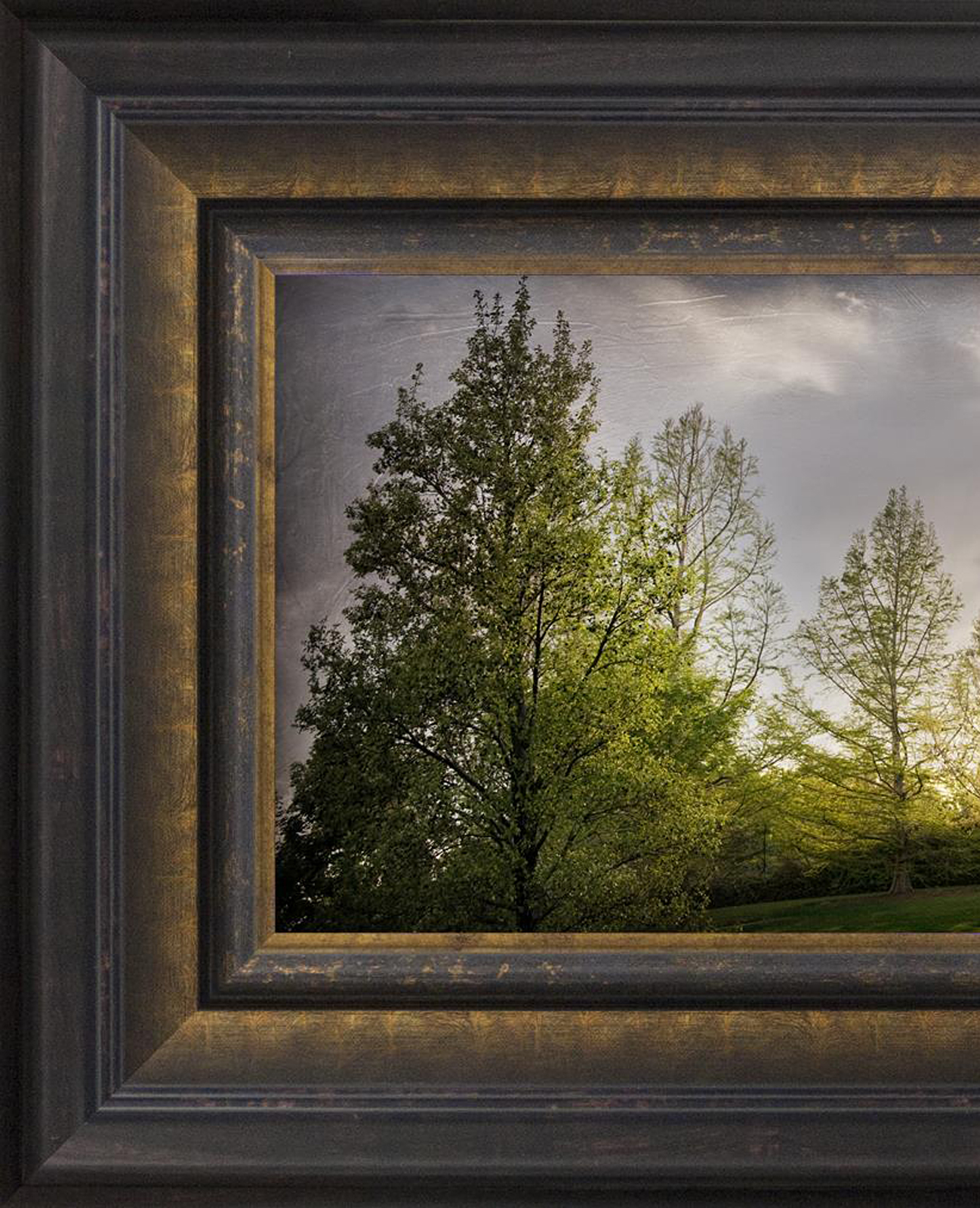 Mt. Timpanogos Temple, the Day Dawn is Breaking (19x48 Canvas Framed Art), , large image number 2