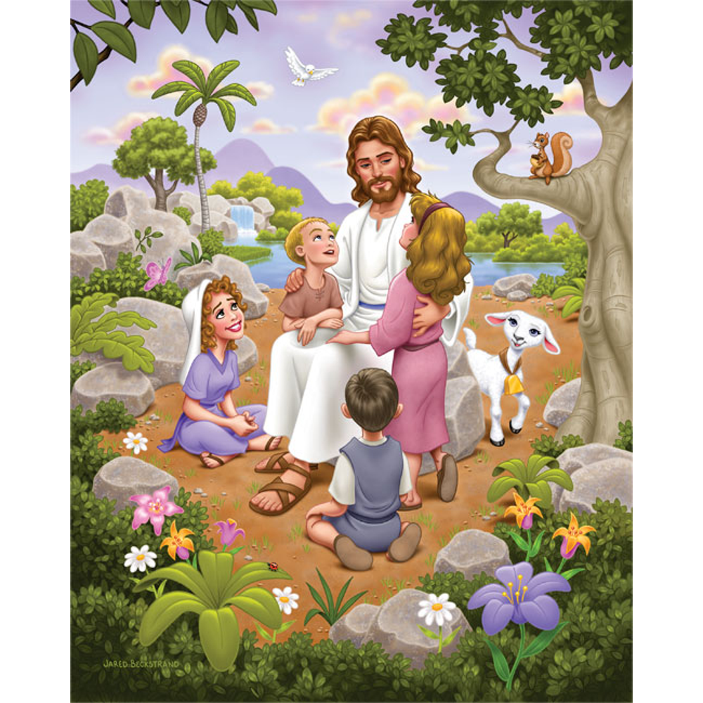 Christ with the Children - 5x7 Print,  Christ with the Children - 5x7 Print