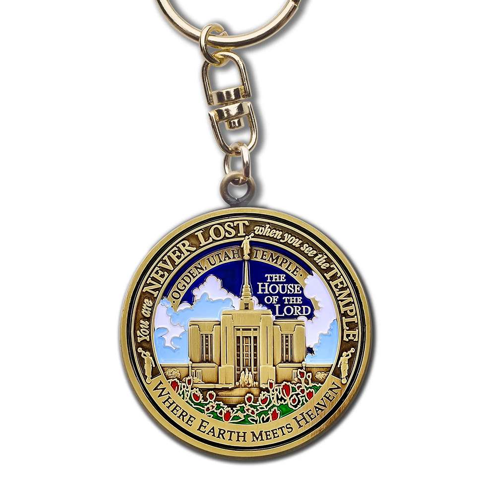 Ogden Utah Temple Keychain