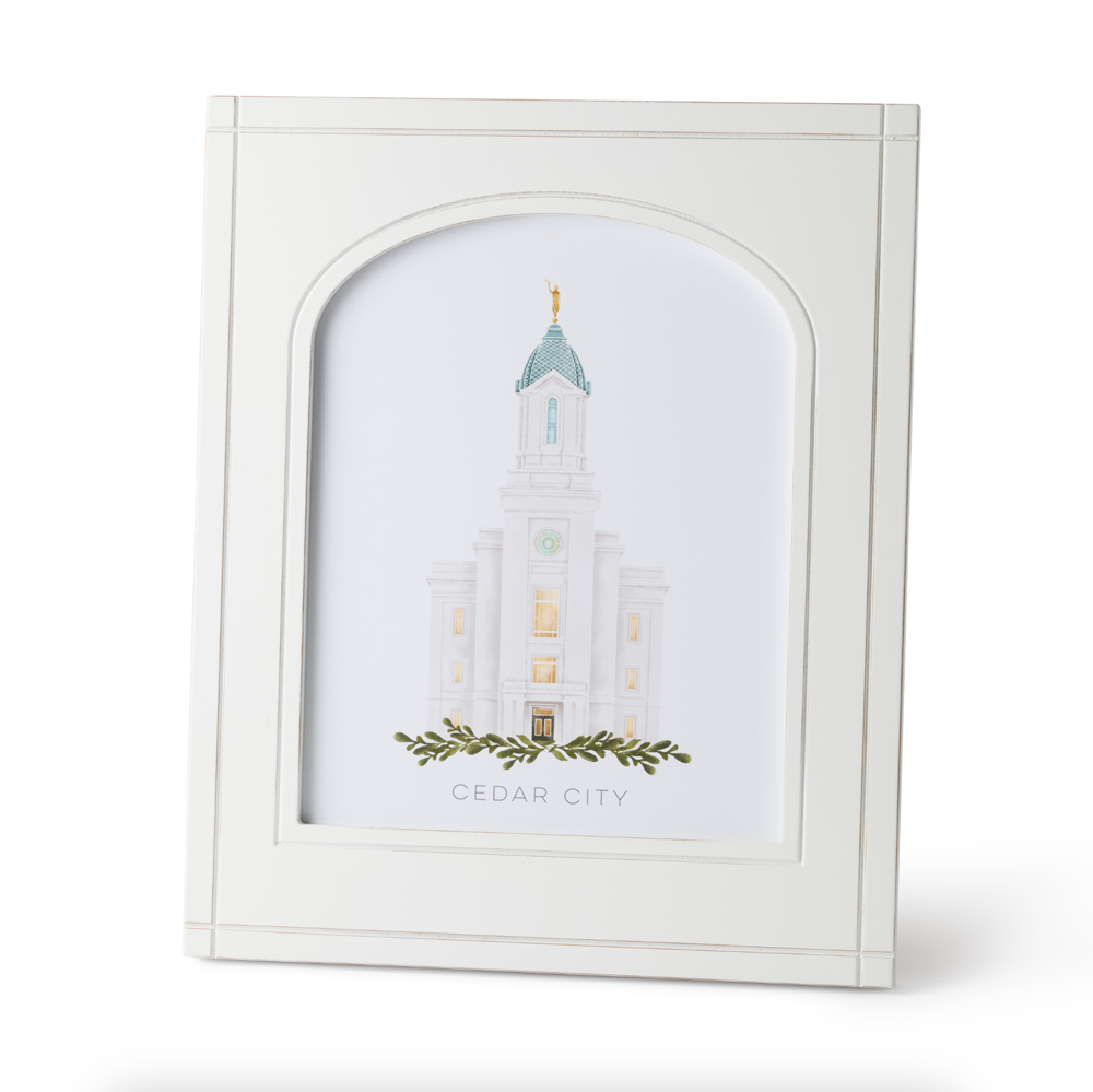 Cedar City Utah Temple (11x13 Framed Art)