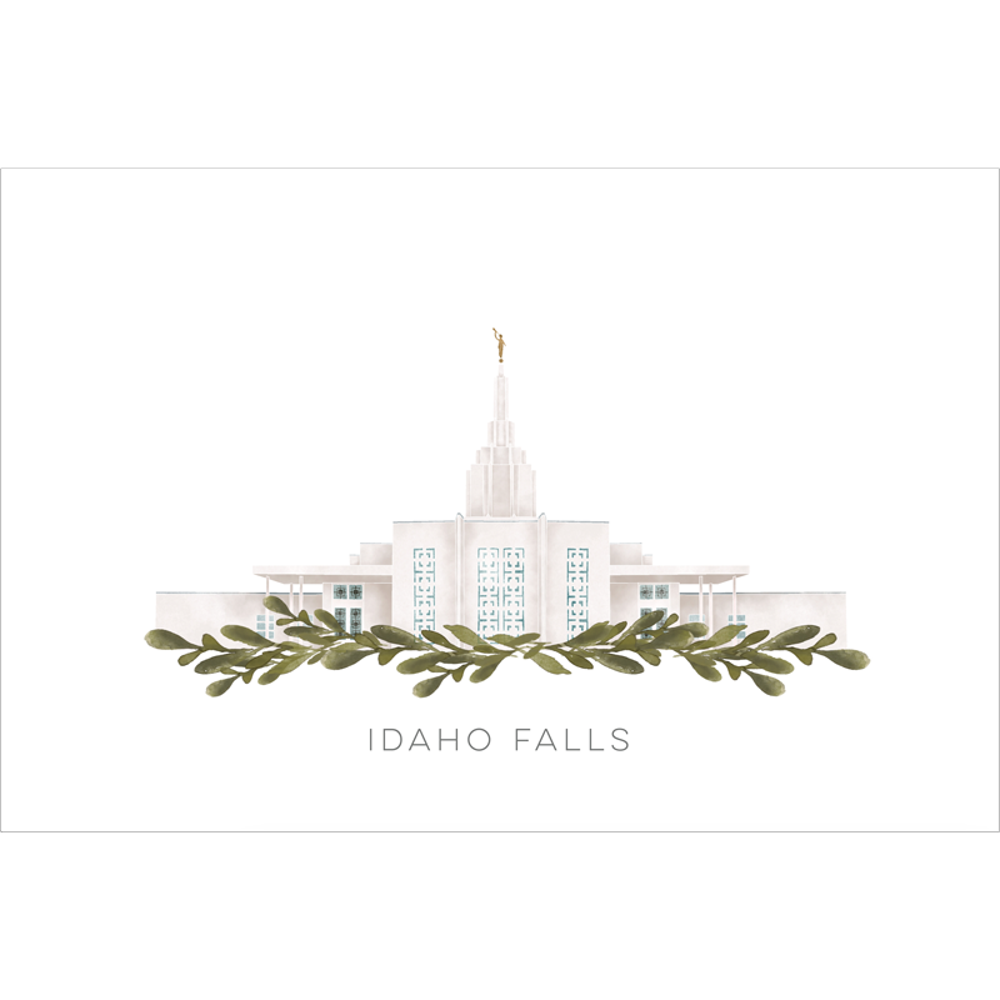 Idaho Falls Idaho Temple (11x13 Framed Art),  Idaho Falls Idaho Temple (11x13 Framed Art)