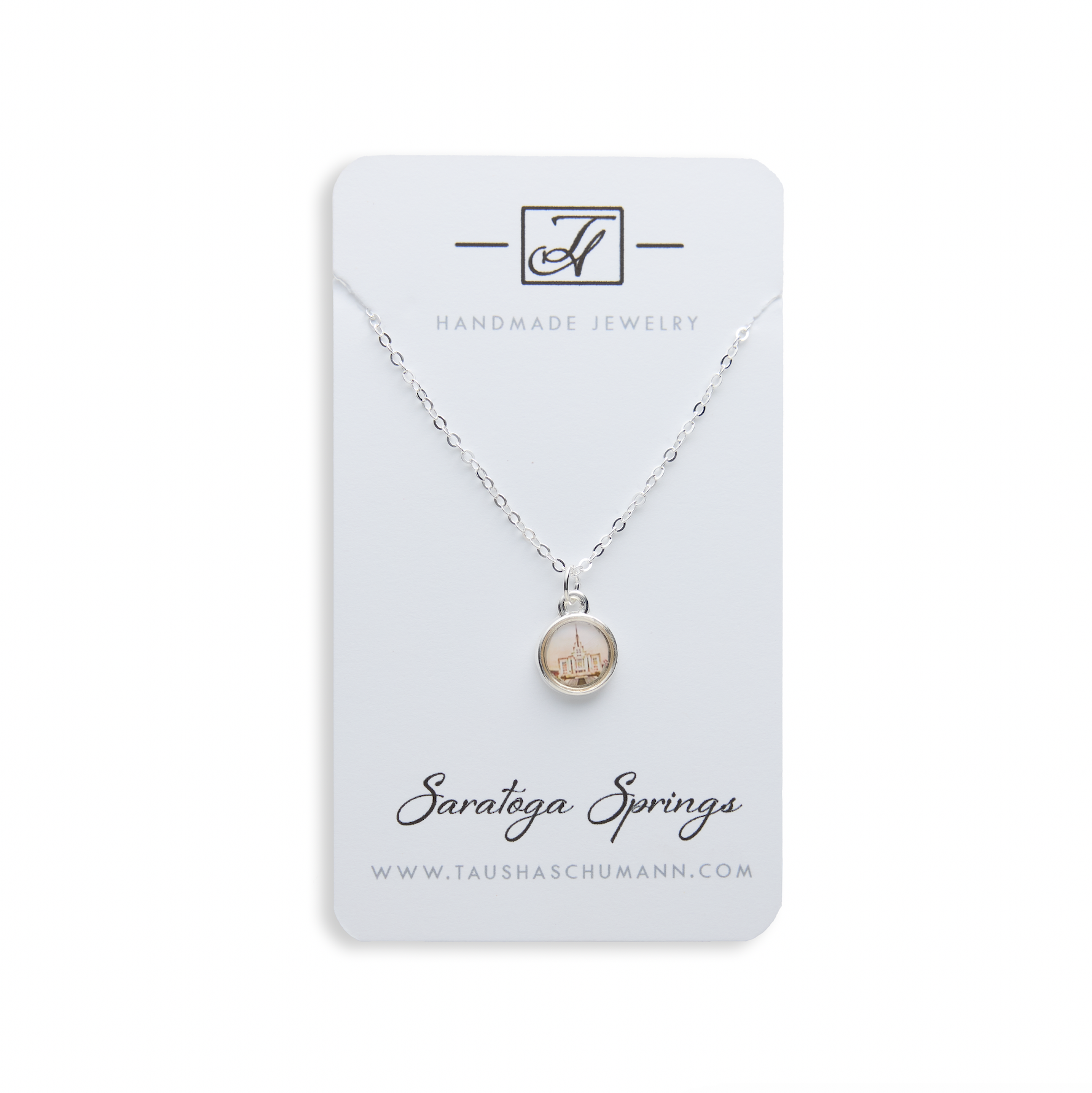 Saratoga Springs Utah Temple Necklace