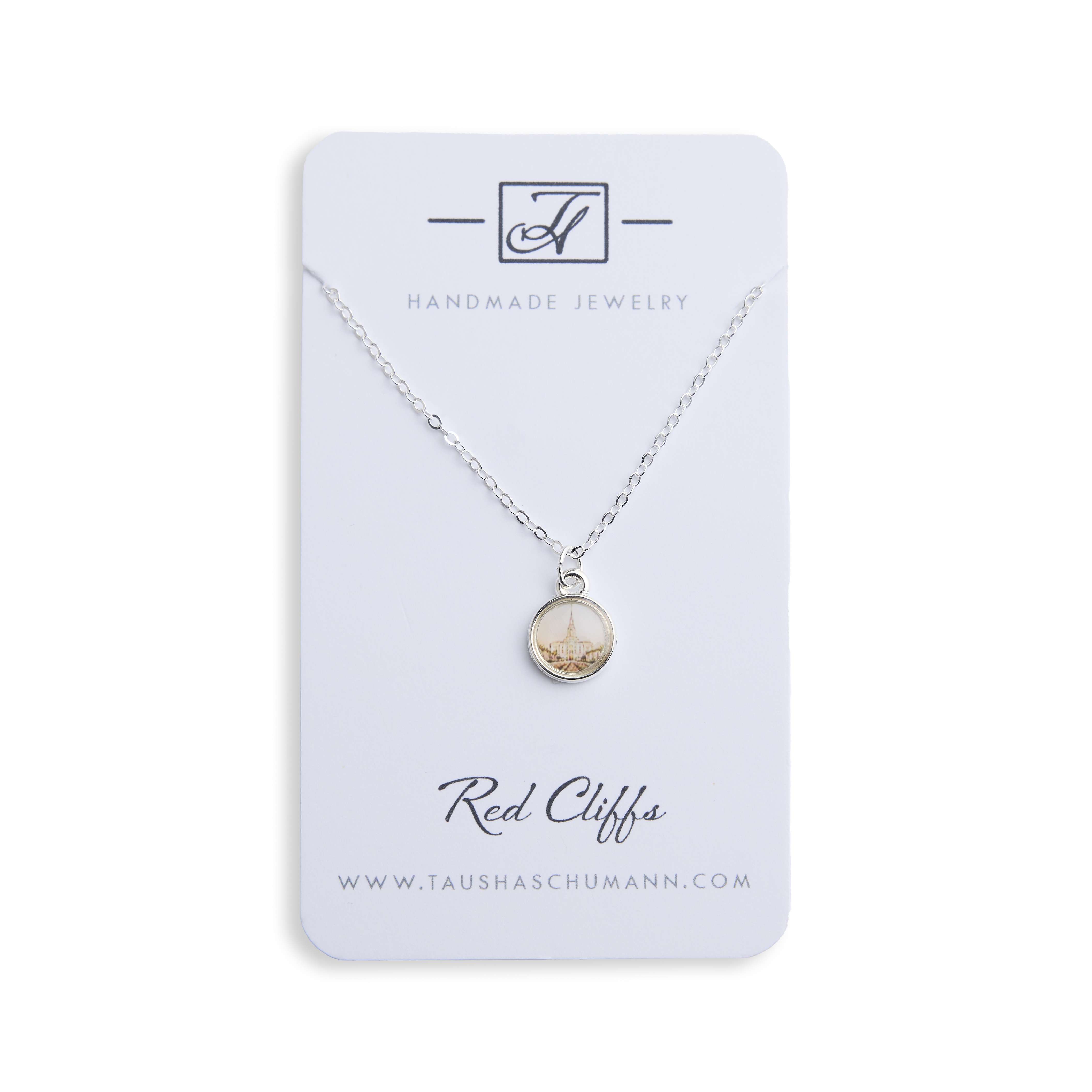 Red Cliffs Utah Temple Necklace