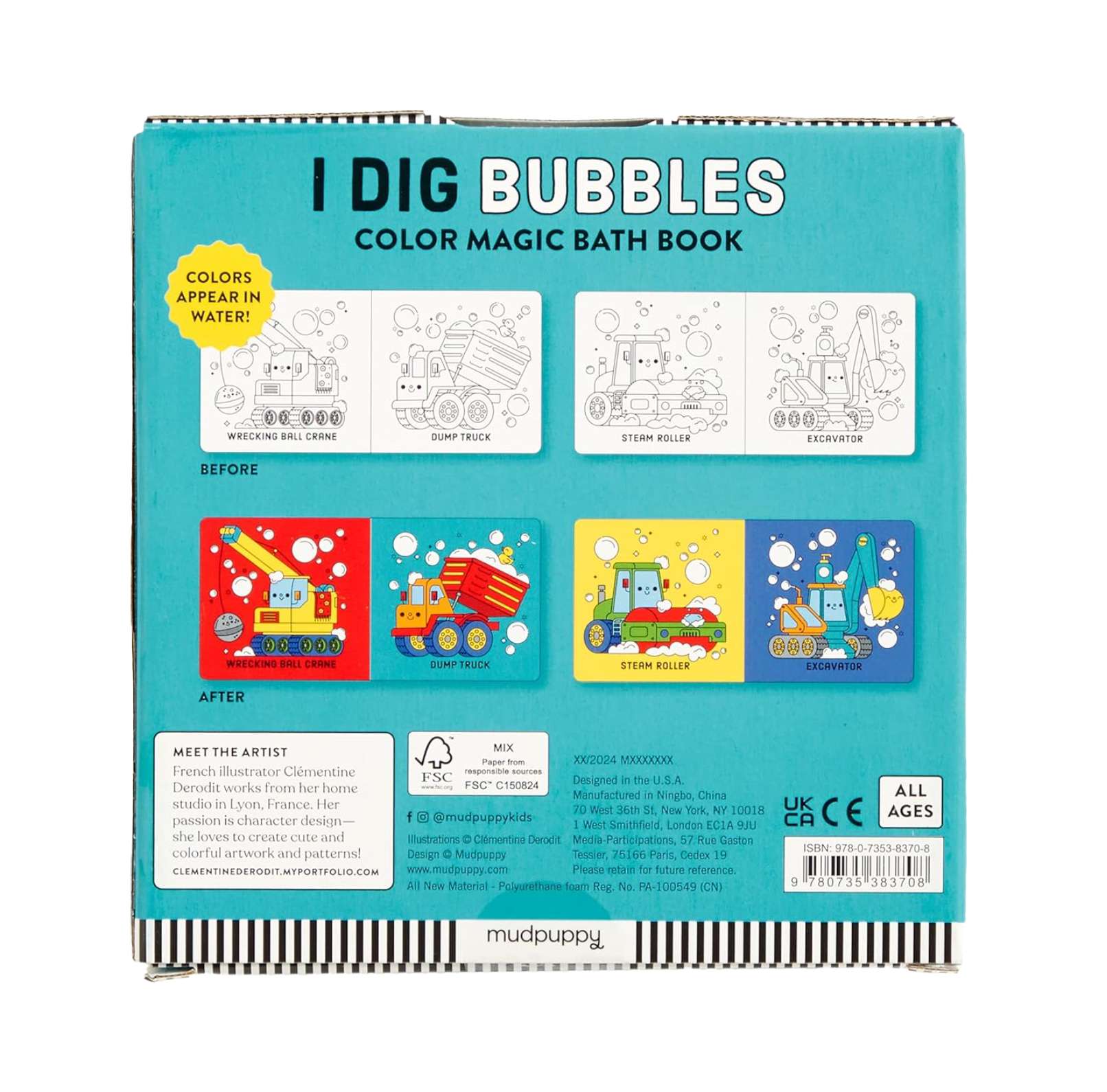 I Dig Bubbles! Color Magic Bath Book, , large image number 2