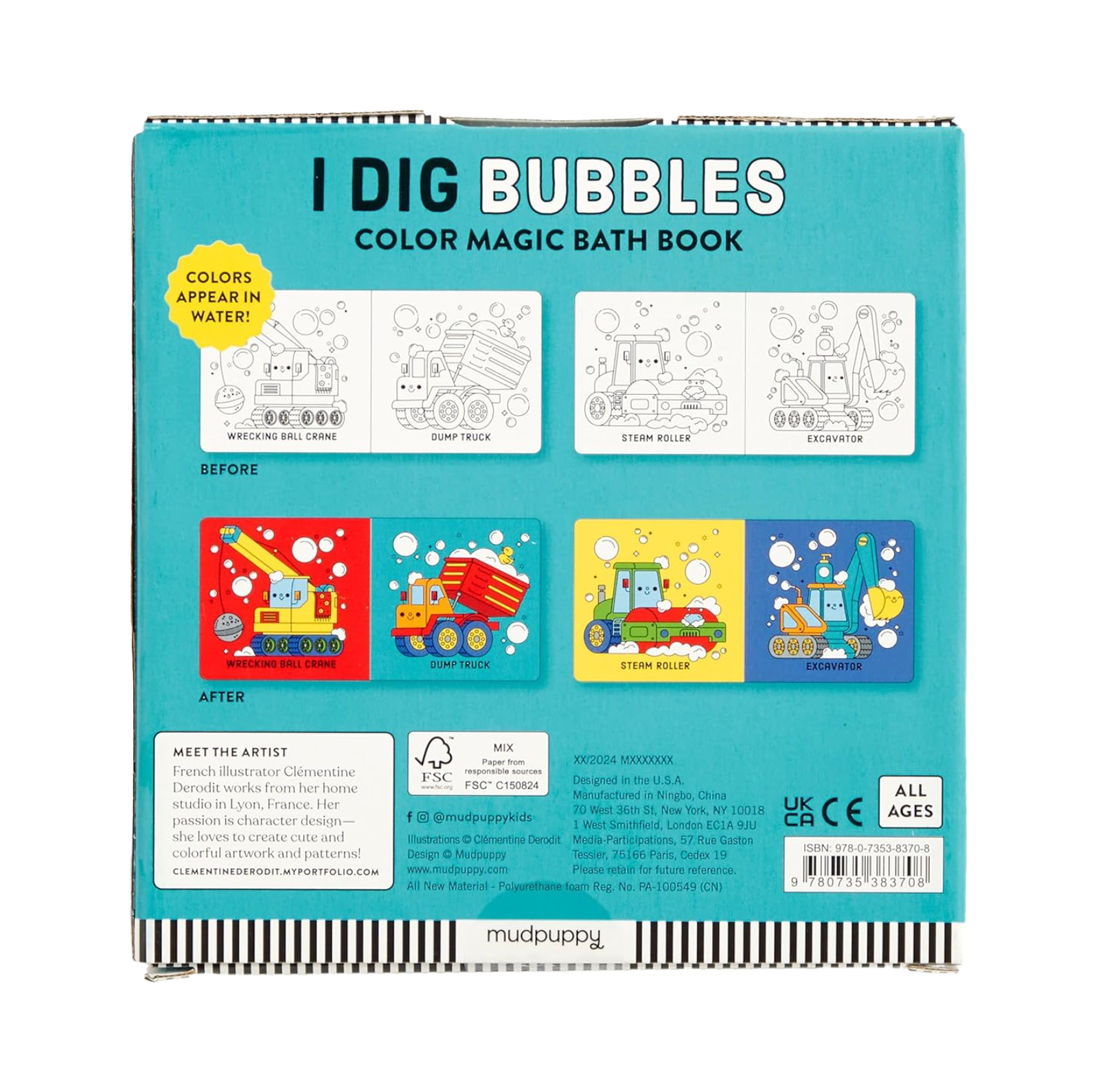 I Dig Bubbles! Color Magic Bath Book, , large image number 2