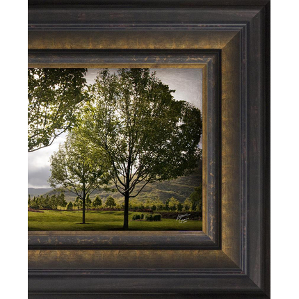 Draper Temple, the Day Dawn is Breaking (19x48 Canvas Framed Art), , large image number 4