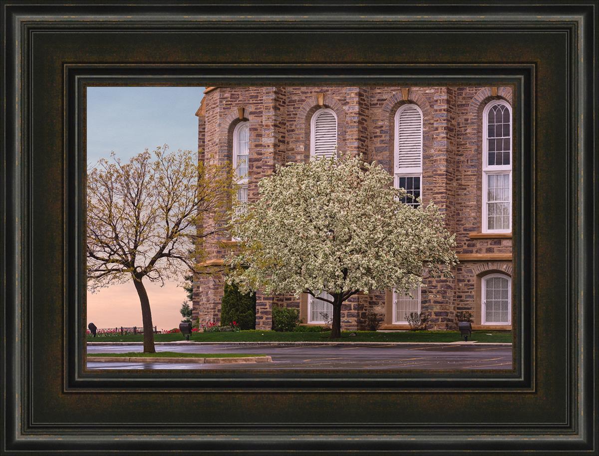 Logan Temple Peace Be Still (22x29 Framed Art)
