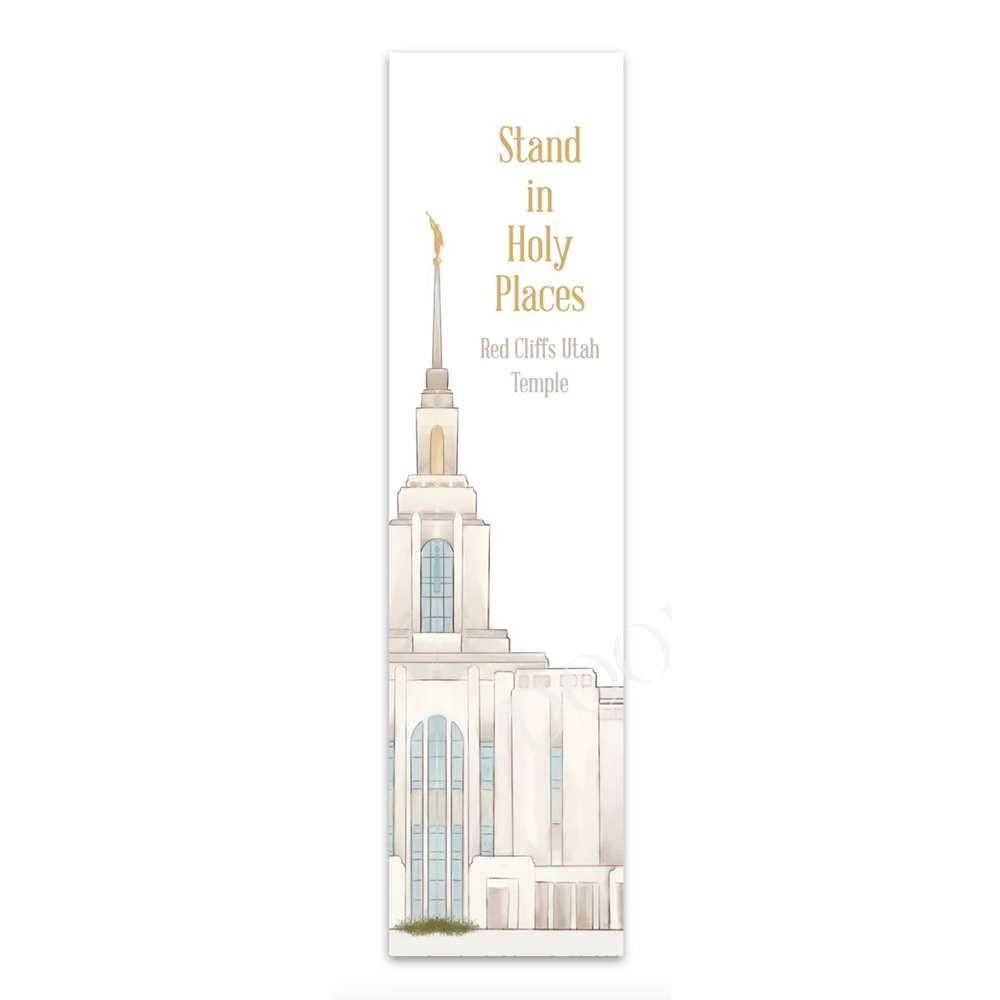 Red Cliffs Temple Bookmark