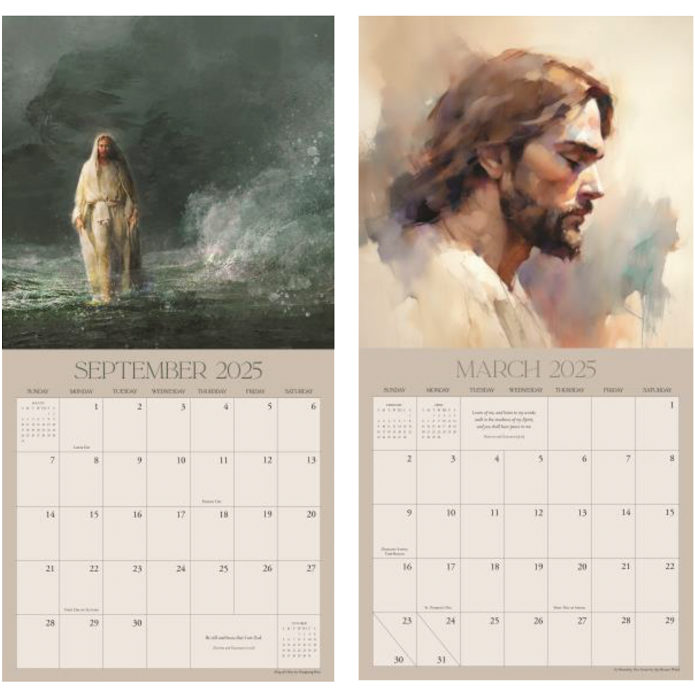 2025 Look Unto Him Calendar, , large image number 1