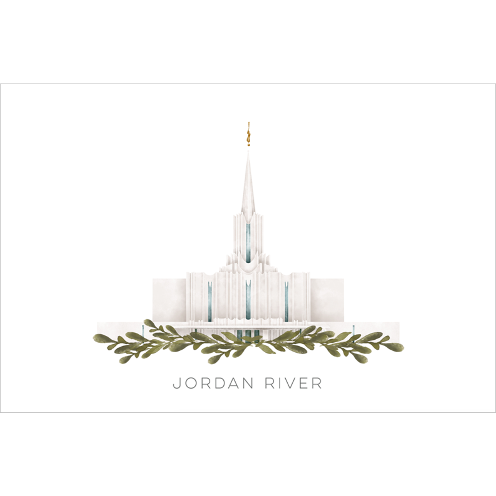 Jordan River Utah Temple (11x13 Framed Art),  Jordan River Utah Temple (11x13 Framed Art)