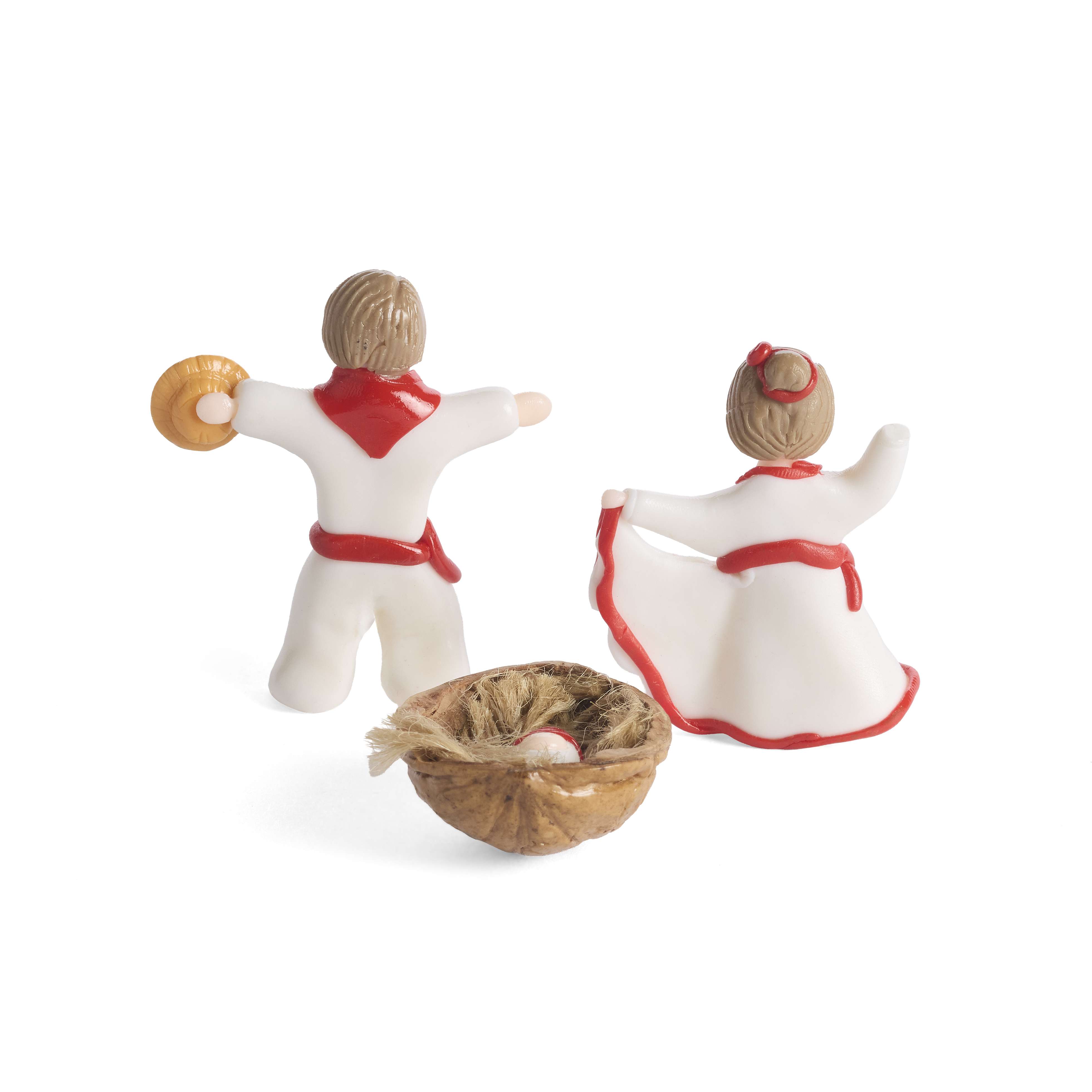 Ecuador Holy Family Red and White Nativity, , large image number 3