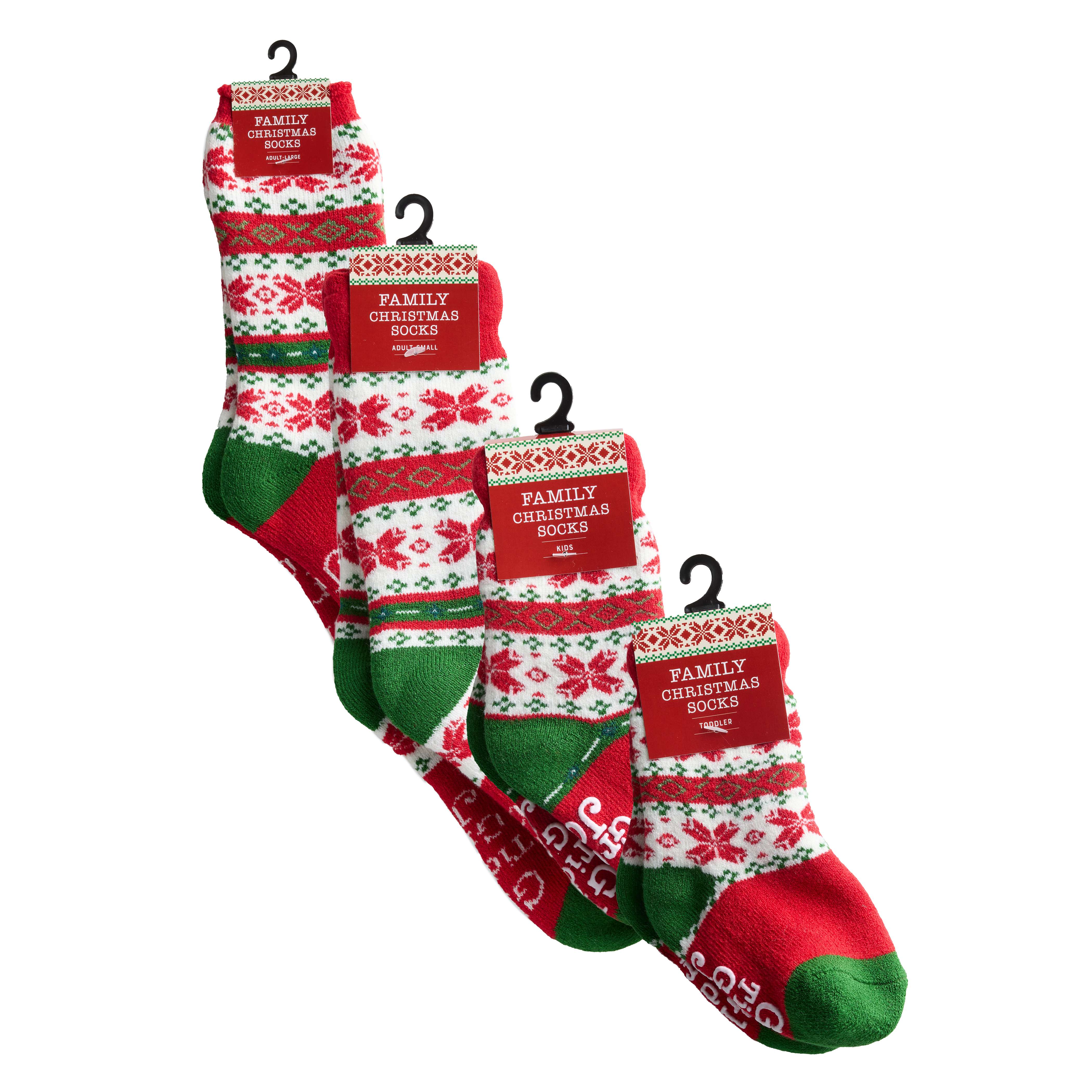 Glad Tidings Great Joy Christmas Socks