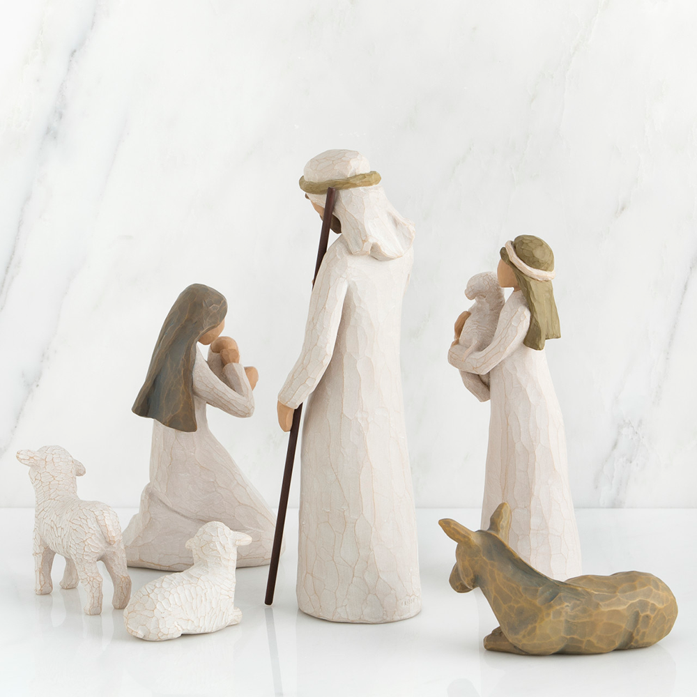 Willow Tree Holy Family Resin Nativity Figurines, , large image number 2