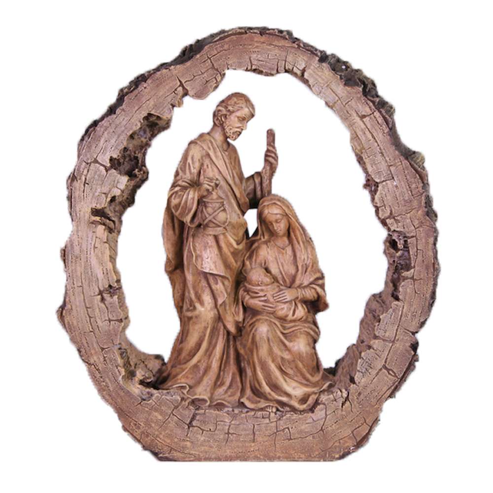 Bronzed Holy Family Nativity, , large image number 0