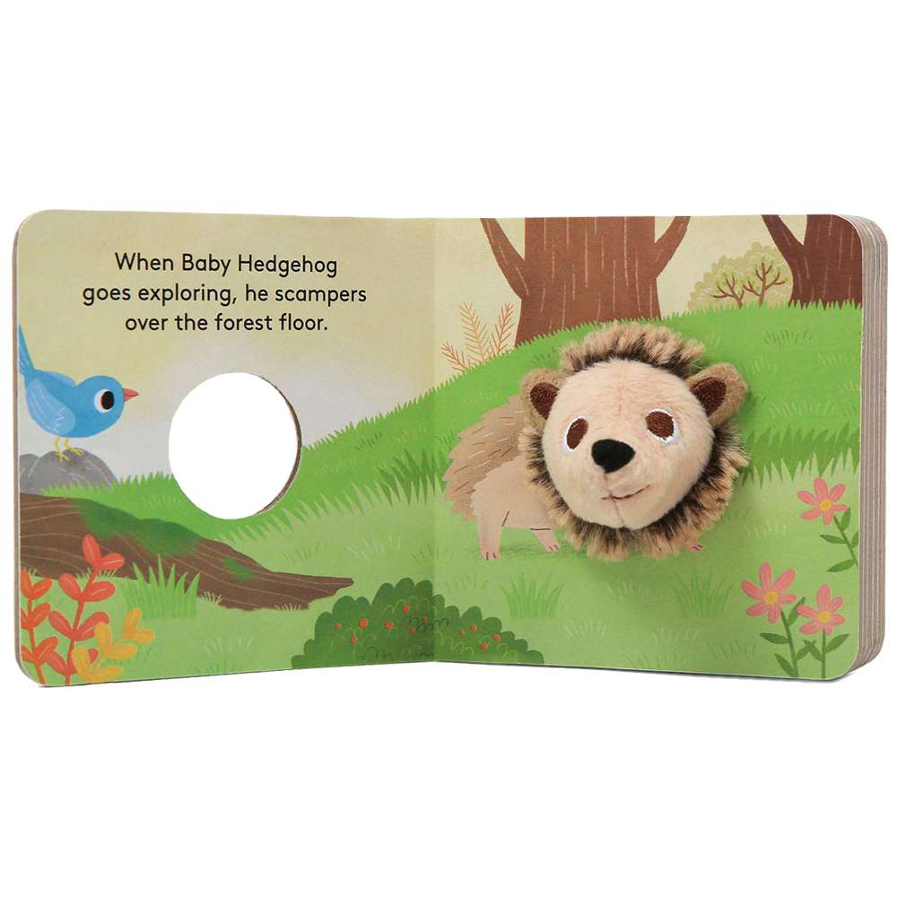 Baby Hedgehog Finger Puppet Book, , large image number 2