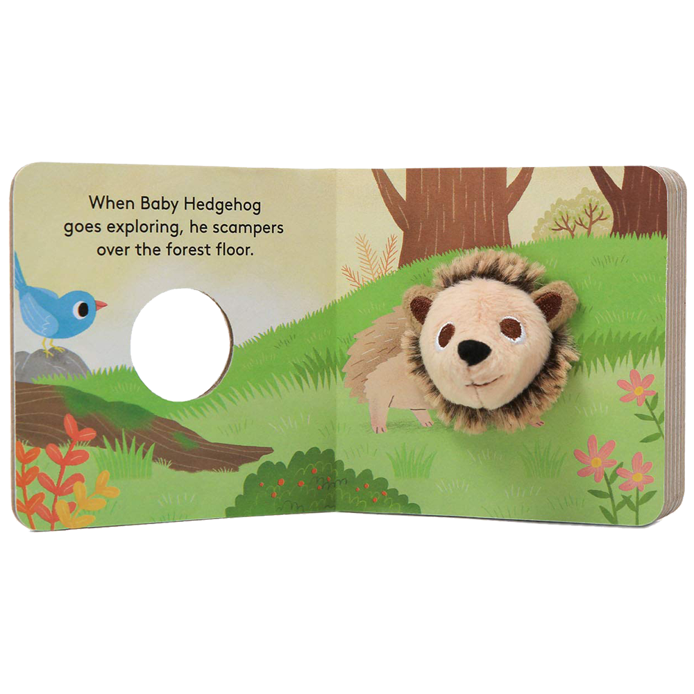 Baby Hedgehog Finger Puppet Book, , large image number 2