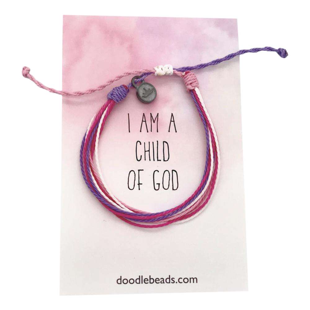 I Am a Child of God Thread Bracelet