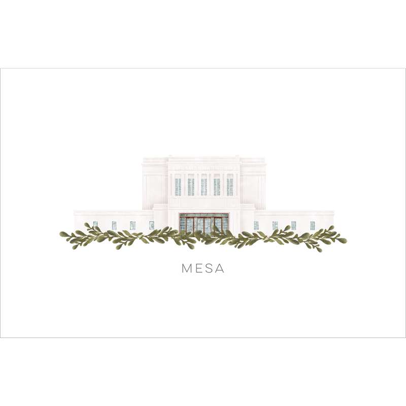 Mesa Arizona Temple (11x13 Framed Art)