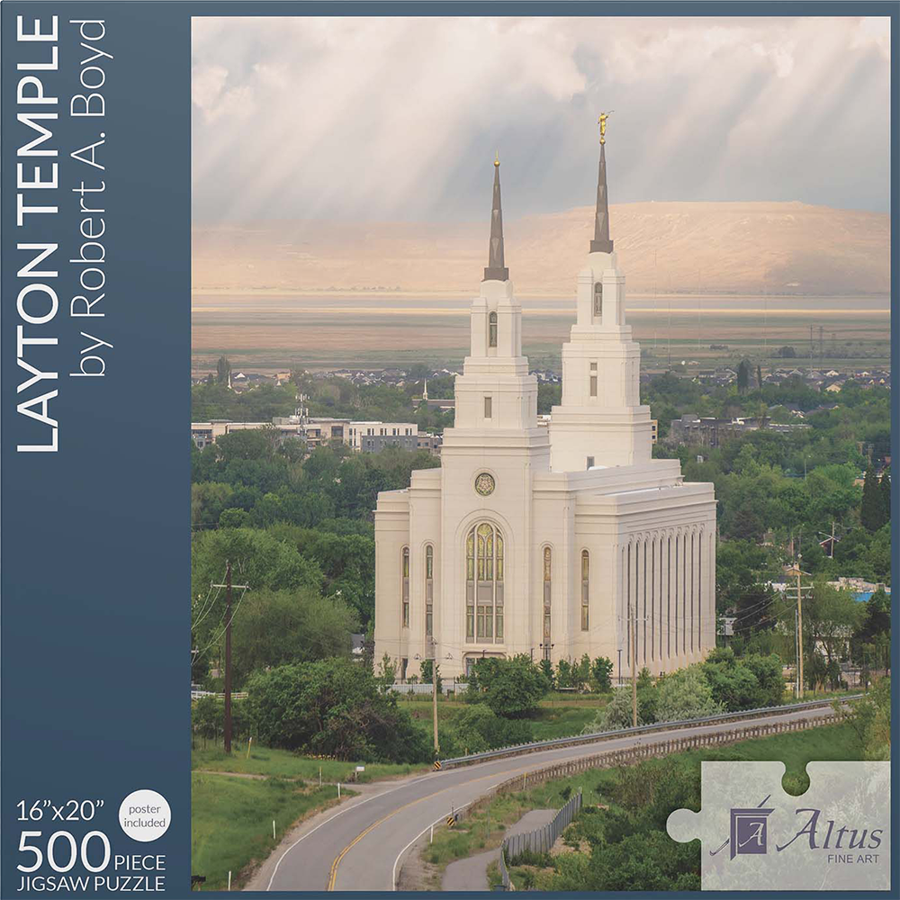 Layton Utah Temple 500 Piece Puzzle