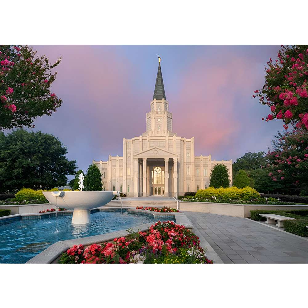 Houston Temple House Of Peace 5x7 Print, , large image number 0