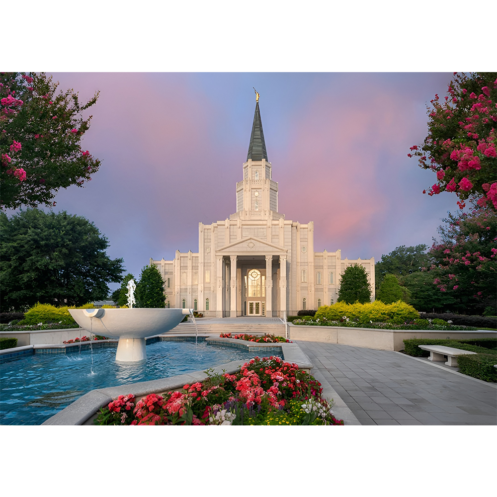 Houston Temple House Of Peace 5x7 Print