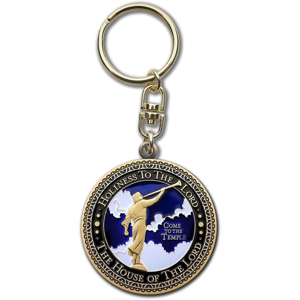 Draper Utah Temple Keychain, , large image number 2