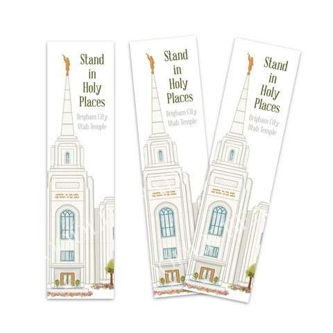 Brigham City Utah Temple Bookmark