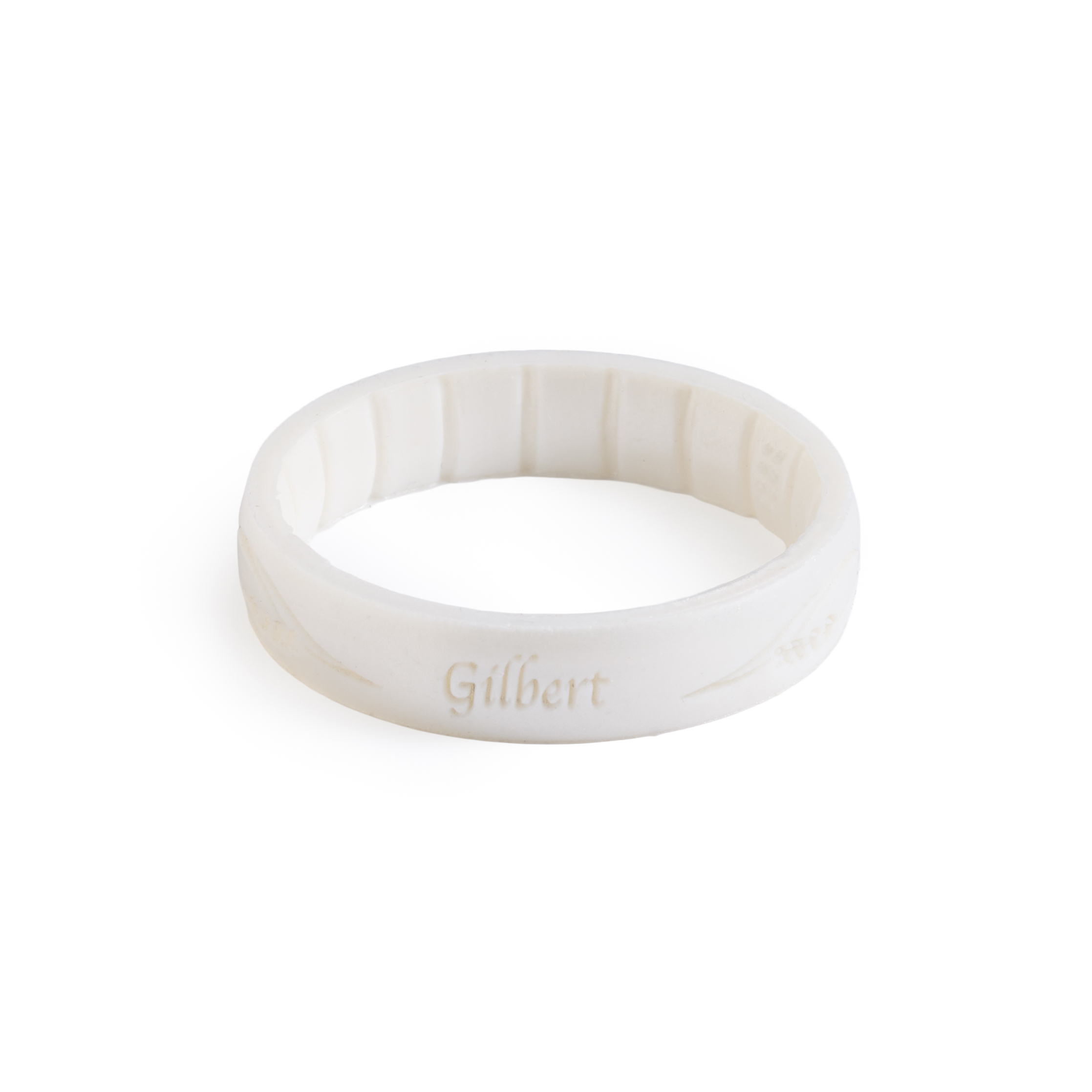 Gilbert Temple Thin Silicone Ring, , large