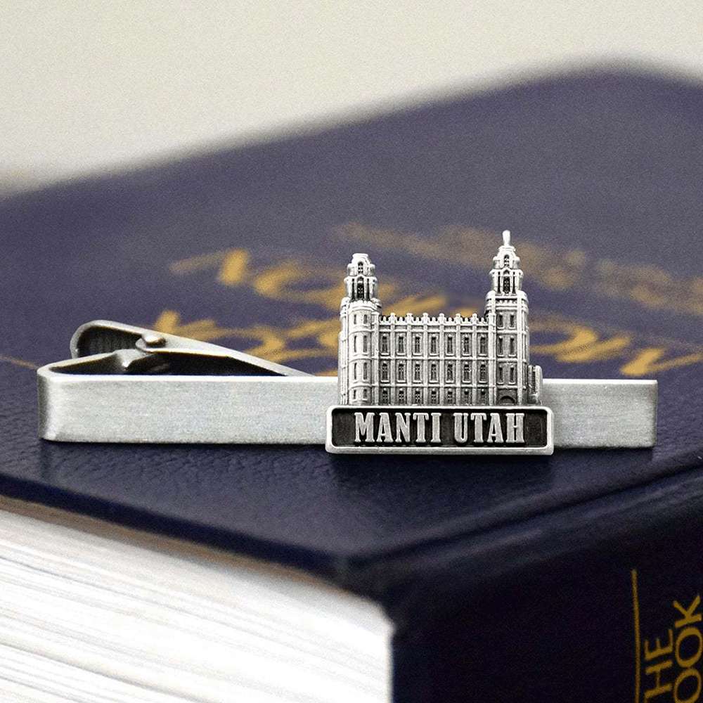 Manti Temple Tie Bar, , large image number 3