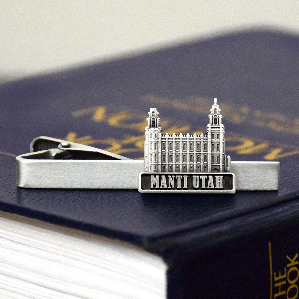 Manti Temple Tie Bar, , large image number 3