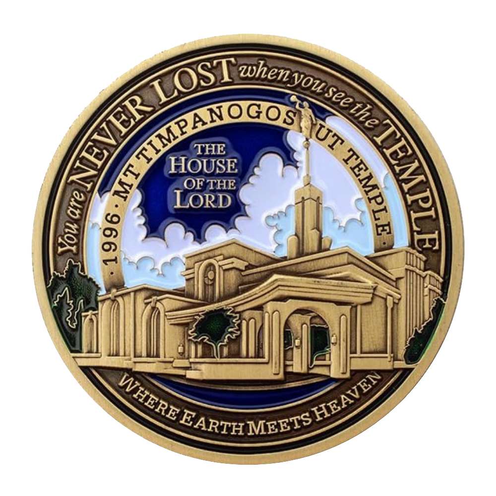 Mt. Timpanogos Utah Temple Medallion Coin