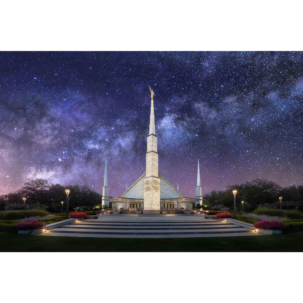 8x10 Dallas Temple For Eternity - Paper Print, , large image number 0