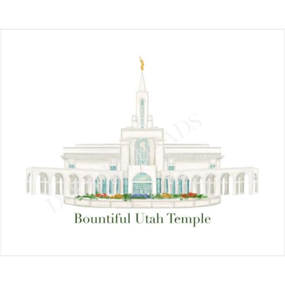 Bountiful Utah Temple Print