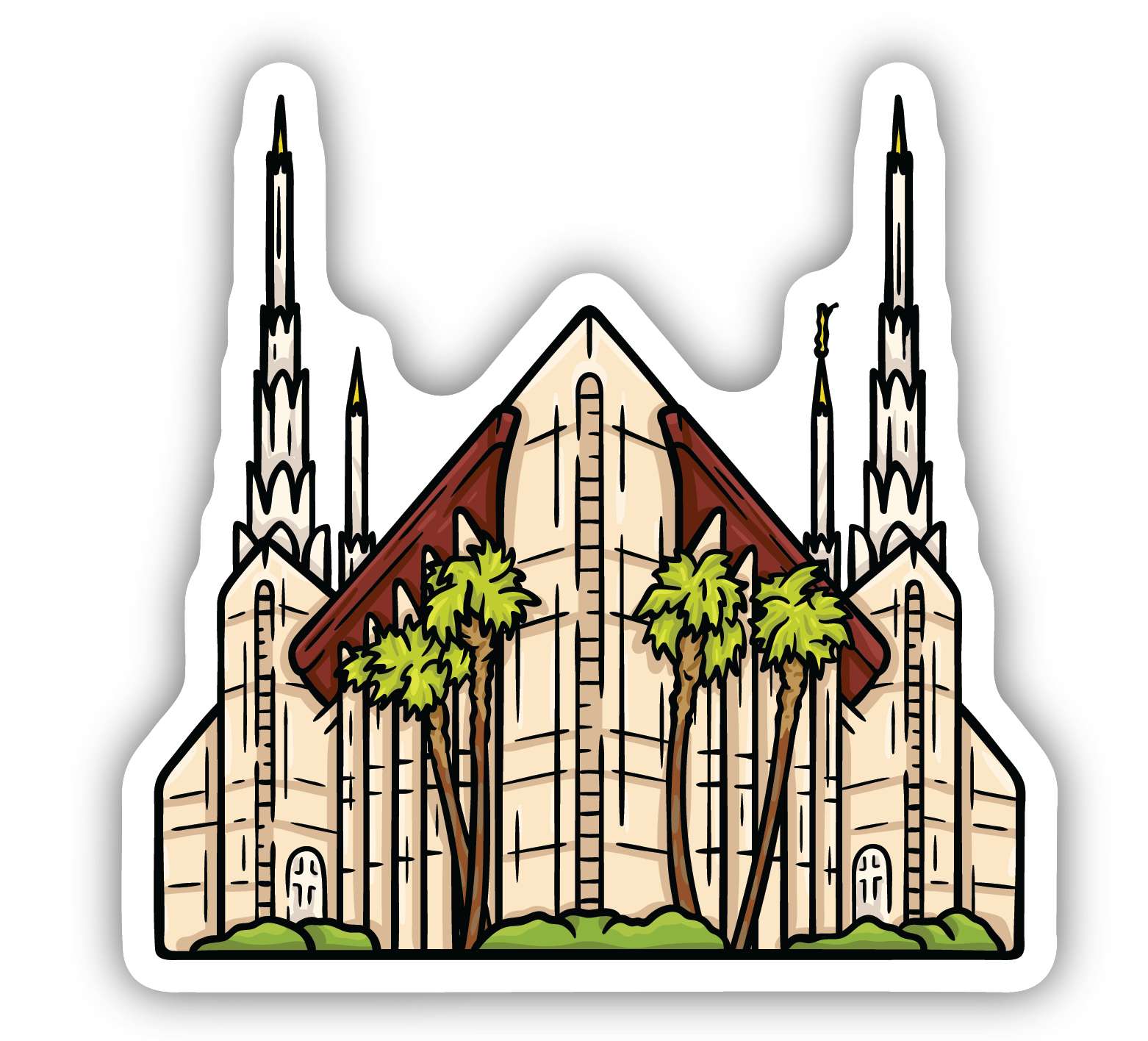 Sticker Las Vegas Temple