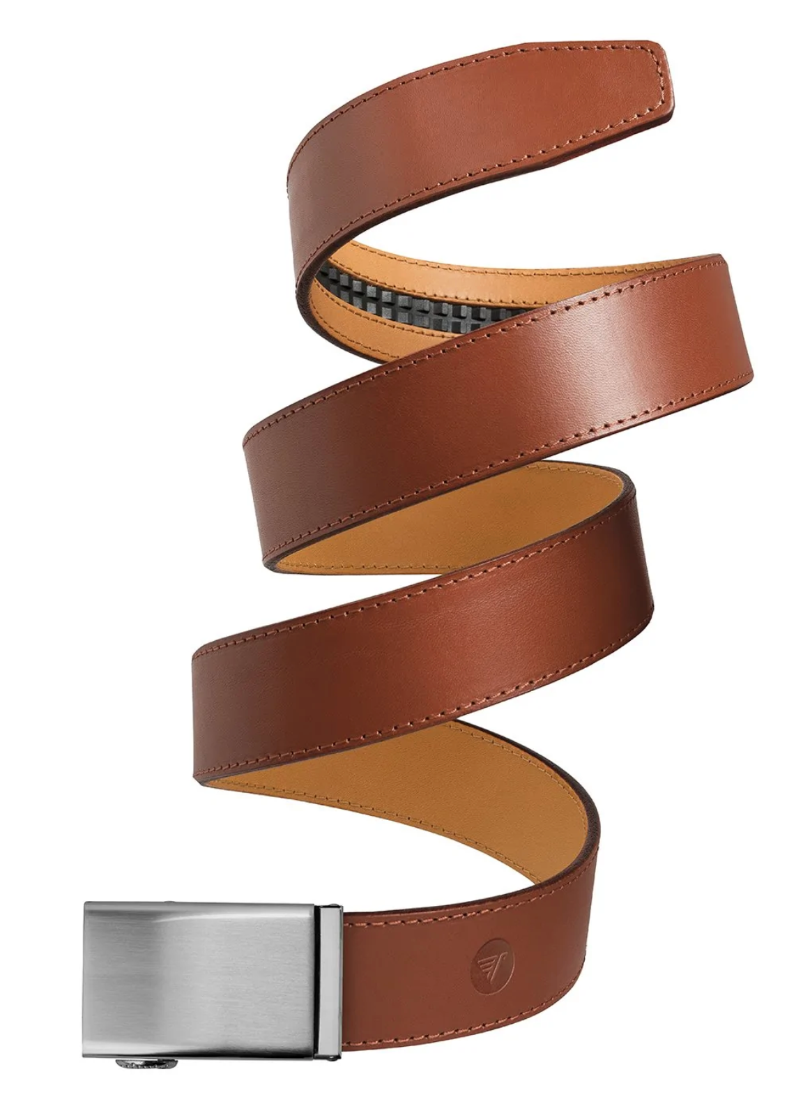 Steel on Nocce Brown 40mm Belt, , large image number 0