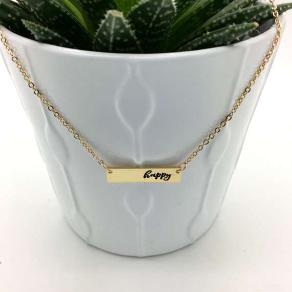 Choose Happy Necklace, , large image number 2
