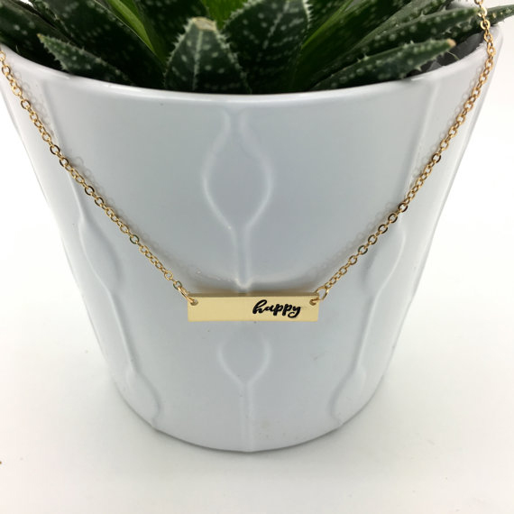 Choose Happy Necklace, , large image number 2