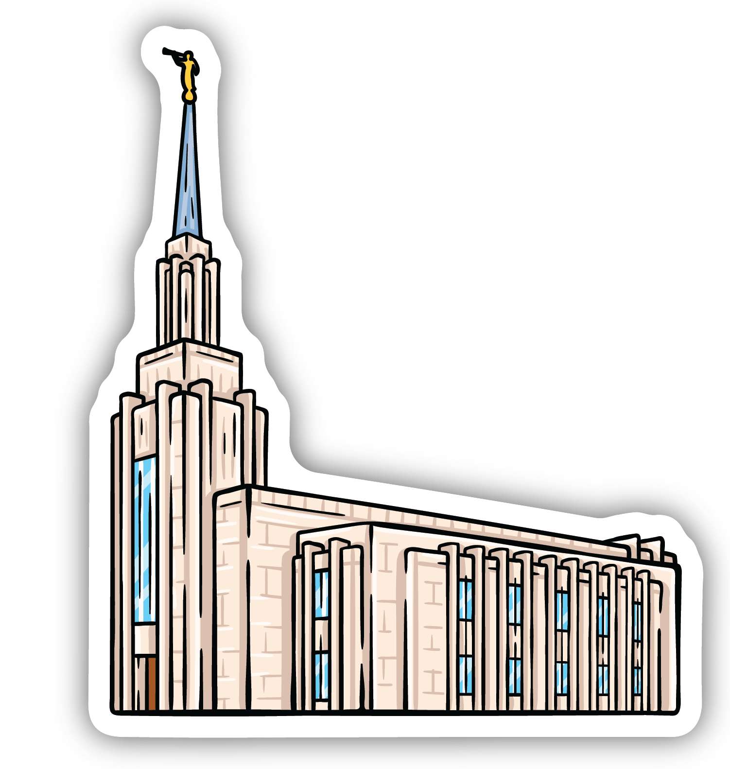 Sticker Twin Falls Temple
