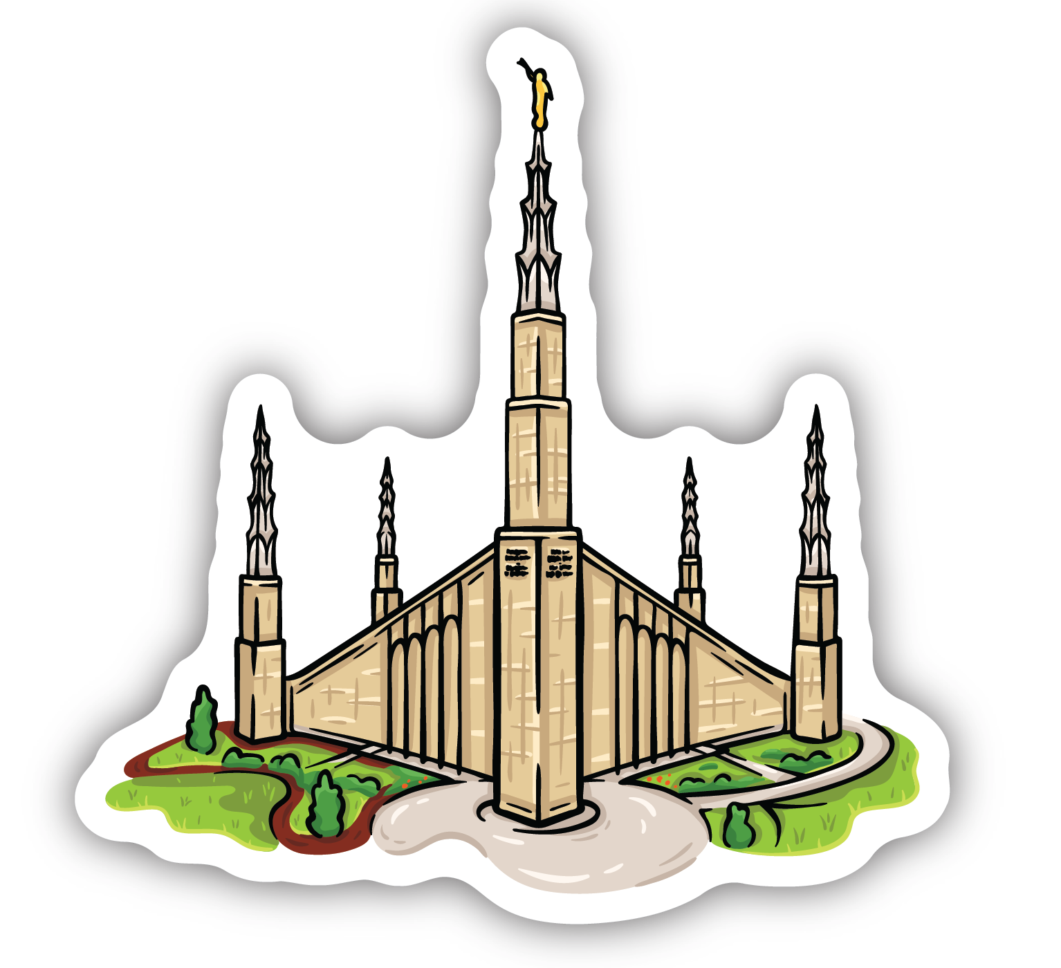 Sticker Boise Temple