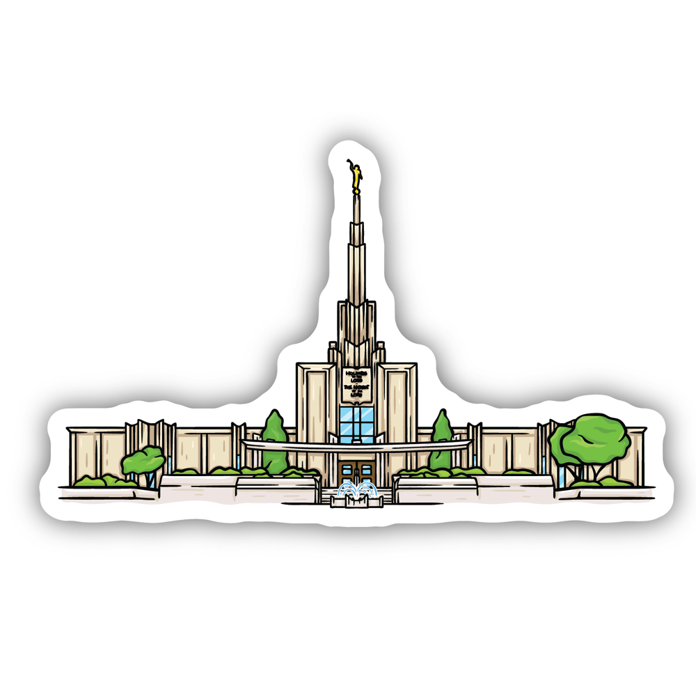 Sticker Denver Temple, , large image number 0